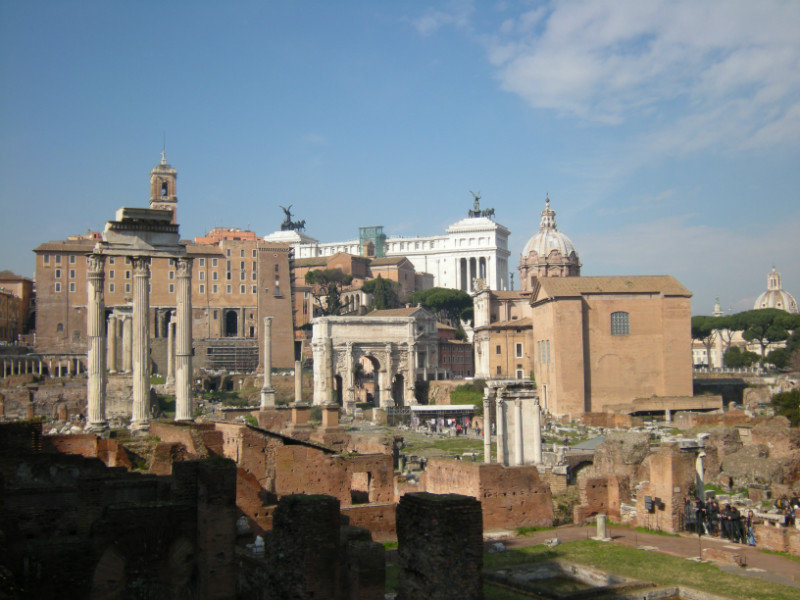 Ruines du Forum de Rome