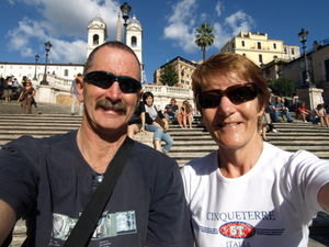 This is us in the Spanish steps