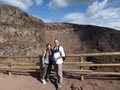 Dot & Lui at the crater of Vesuvius
