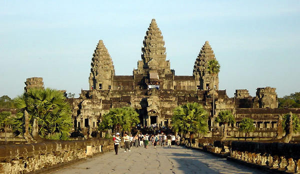 The famous Angkor Wat temple