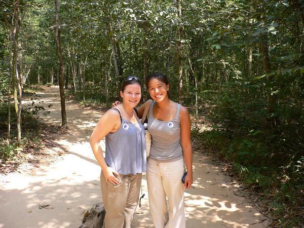 Me and Alex in the forest out at Cu Chi