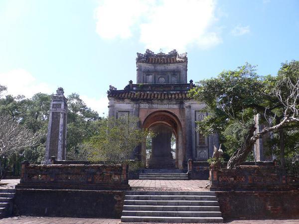 The crypt of Emperor Tu Duc at his tomb