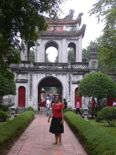 In the grounds of the Temple of Literature