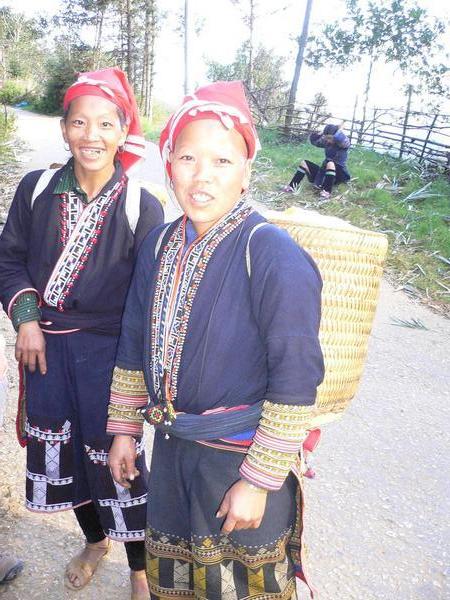 Two Red Zao women