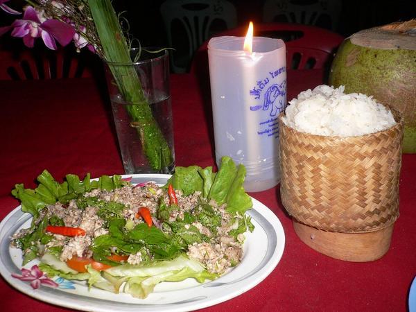 Laap - the famous Lao dish
