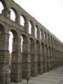 The ancient aqueduct that circles the city
