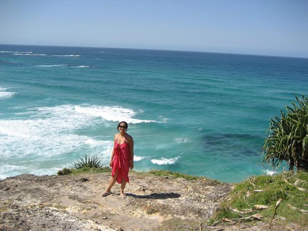 Watching for whales and dolphins, Stradbroke Island