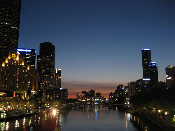 Skyline and the Yarra River