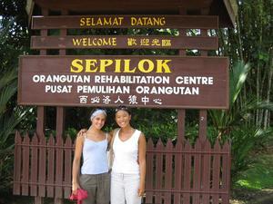 Me and Mel at Sepilok