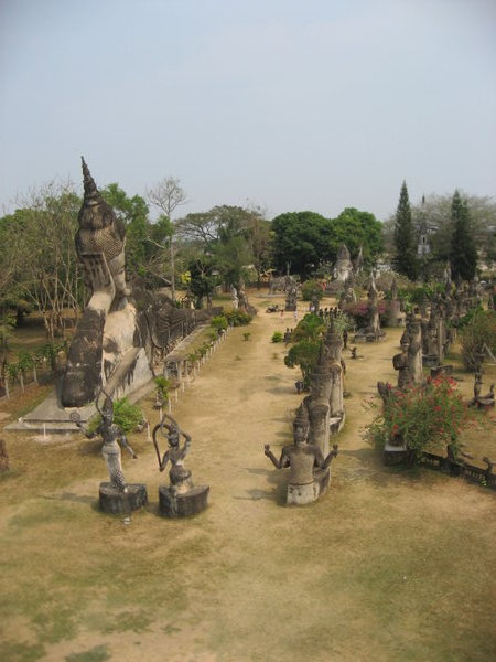 Buddha park in Vientiane