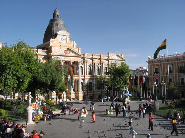 Plaza in La Paz