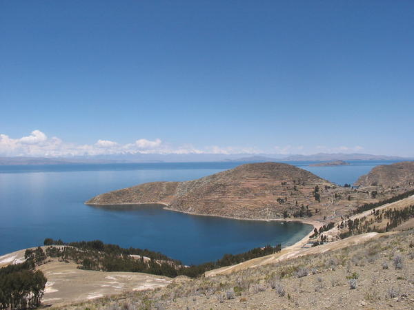 Lake Titikaka seen from Isla del Sol