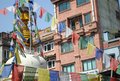 estupa en el centro de Kathmandu