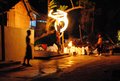 Show de fuego todas las noches en Rai Leh