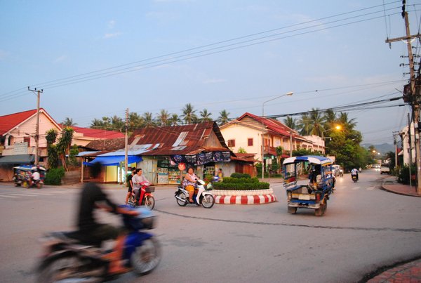 calles de Luang Prabang