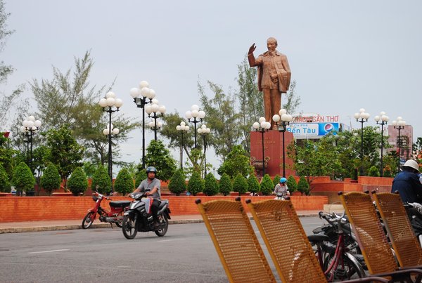 Ho Chi Minh en el centro de Can Tho