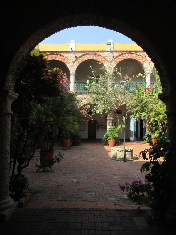 Leafy courtyard