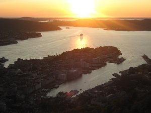 Sunset in Bergen
