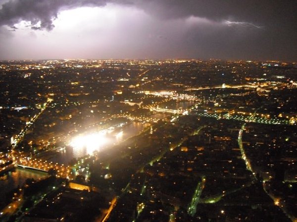 Lightning over Paris
