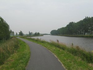 Waterside cycle route