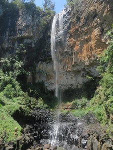 Wind-blown Waterfall