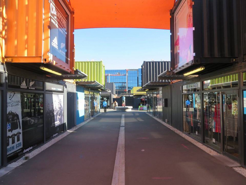 Shops in Shipping Containers