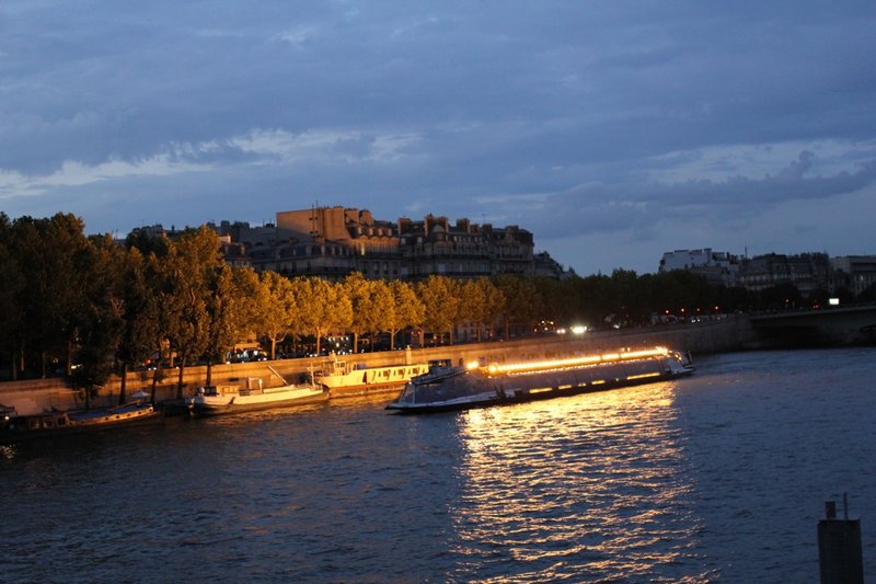 Cruise boat on the Seine