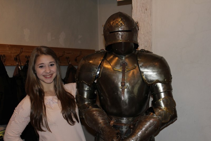 Elizabeth meets her knight in shining armor.