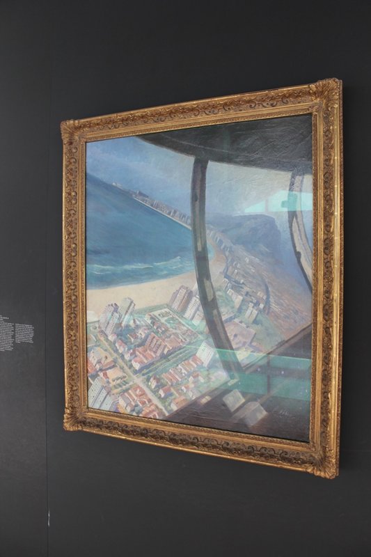Painting of Rio form the window of Graf Zeppellin.  You could go all over the world from Friedrichshafen.