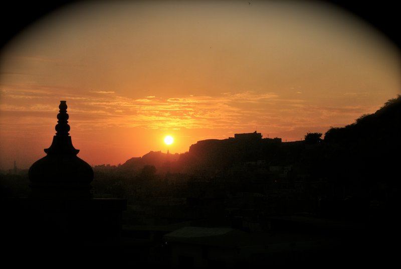 Sunset in Jodpur, Rajasthan