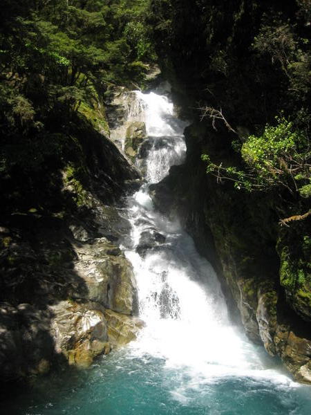 Waterfall enroute to Milford Sound