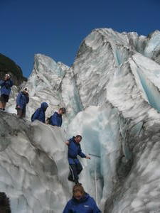 glacier hiking