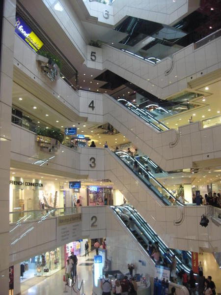 One of the many shopping centers along Orchard Road
