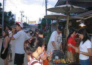 Street food stand in Pai