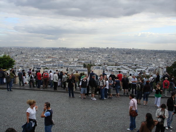 View of Paris city