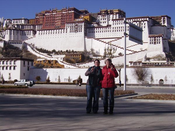 in front of the Potala Palace