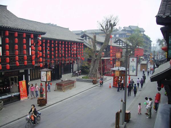 street near Wenshu Temple