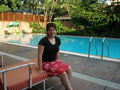 me by the British High Comm pool after finishing a swim