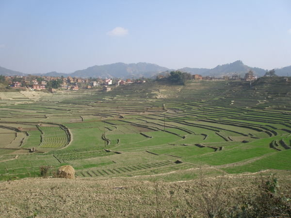 countryside near Bhaktapur