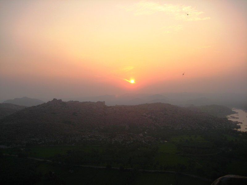 sunrise, Hanuman Temple