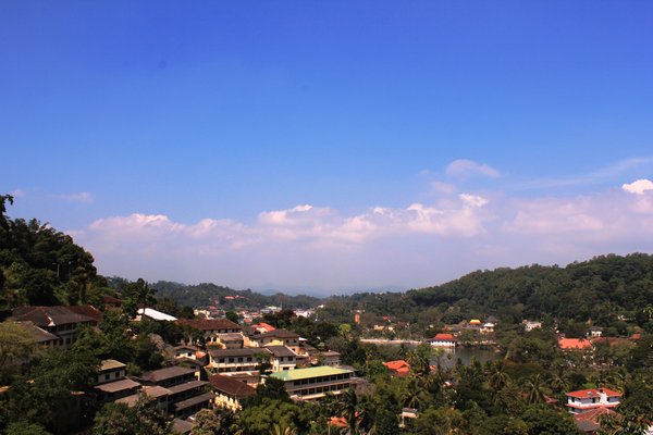 view from McLeod Inn, Kandy