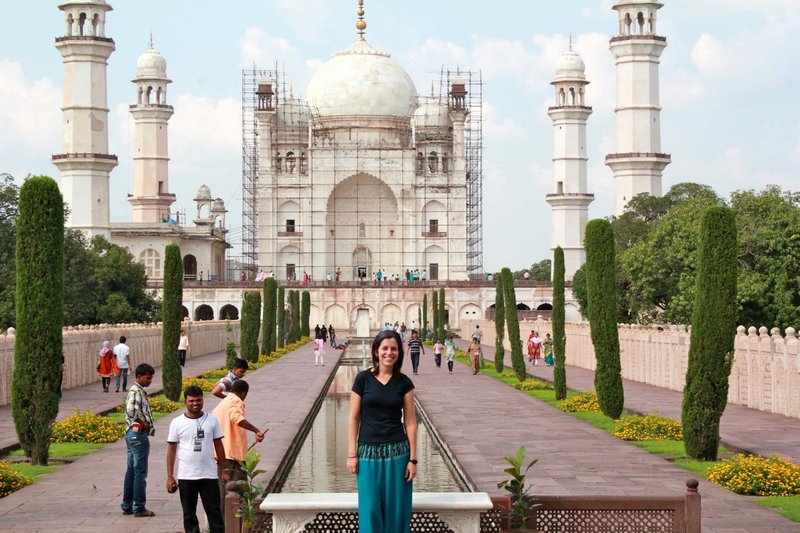 outside the Mini Taj