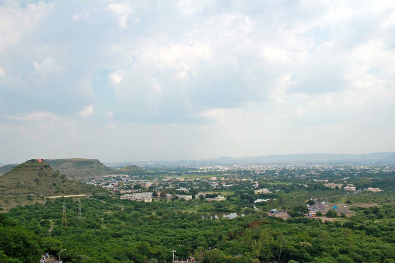 view from Aurangabad Caves