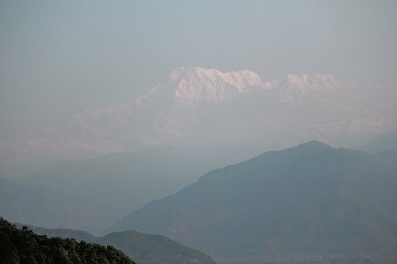 the Annapurna range from Sarangkot