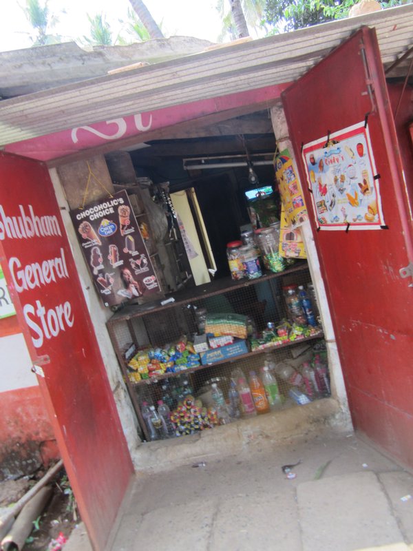 One of the many local general stores and gas stations - Palolem GOA