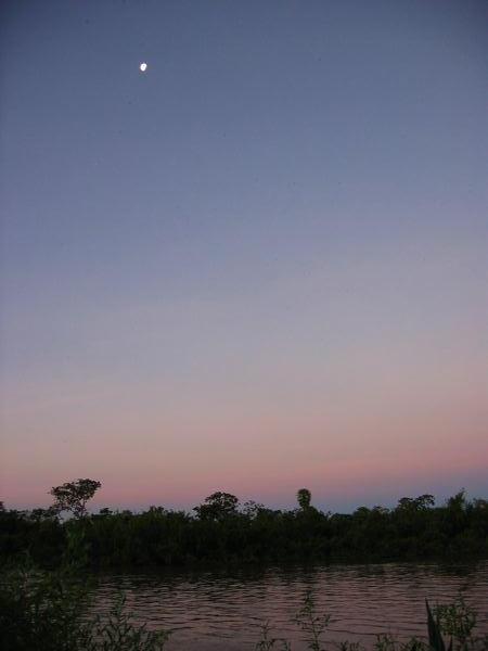 twilight on the Aquidauana River