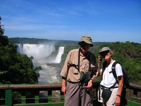 M & D at Falls Iguazu