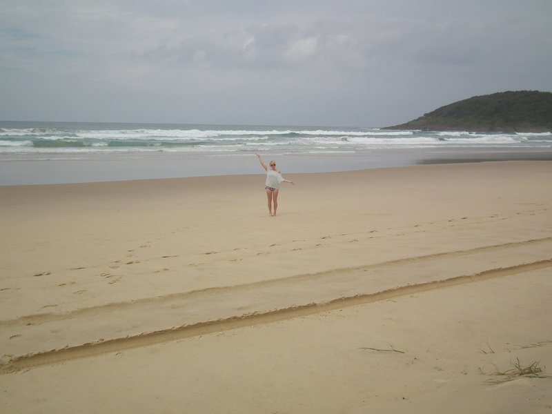 Beach at Cresent Head - deserted