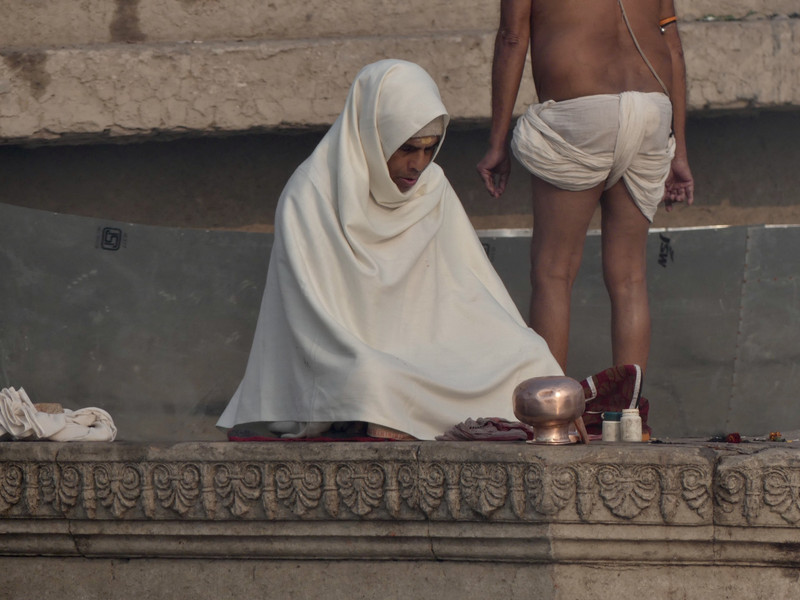 Holy Man beside the Ganges