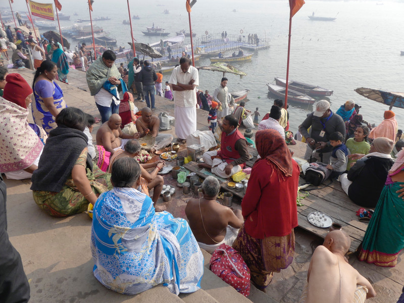 People on the Ganges